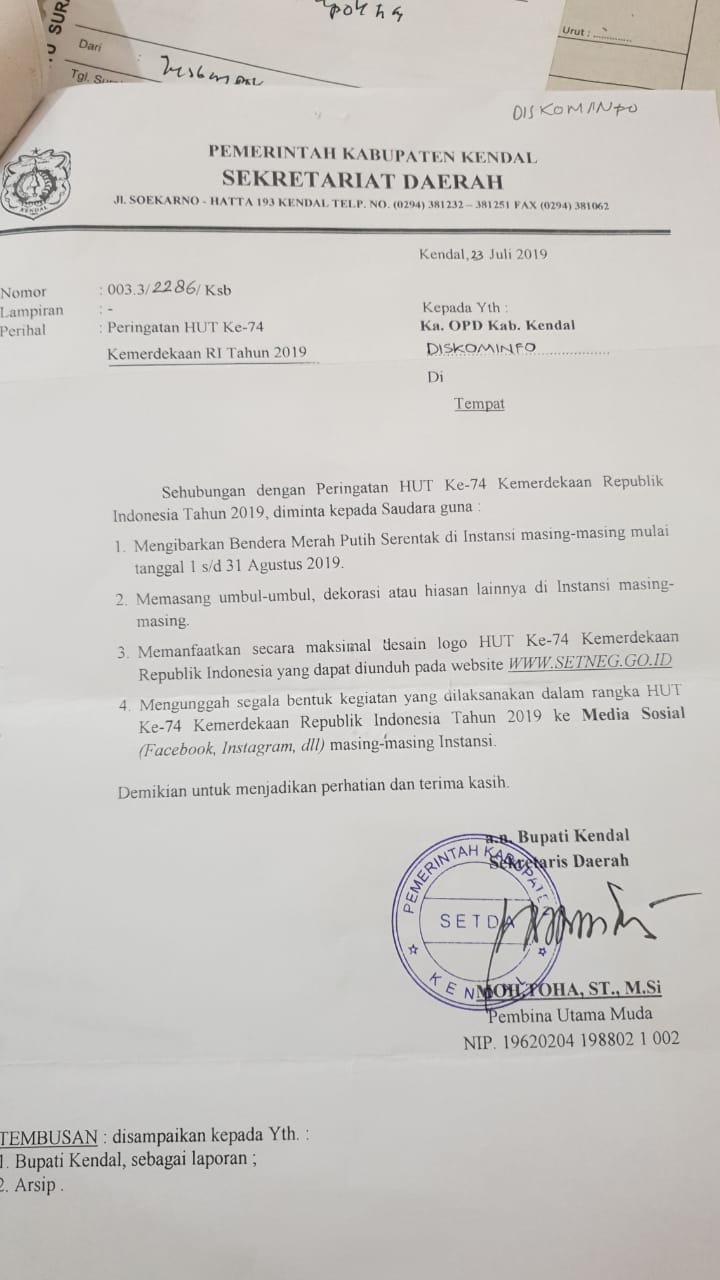 Portal Resmi Kabupaten Kendal Pengumuman